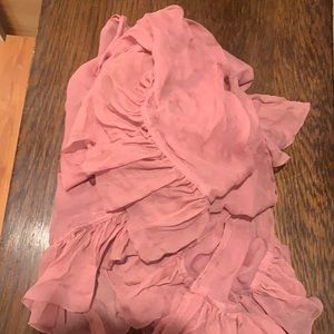 Pink scarf
